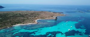 Stretto di Fornelli tra l'Asinara e l'Isola Piana